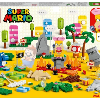 Immagine prodotto di LEGO Super Mario Toolbox Creativa 71418 - Set Da Costruzione 588 Pezzi Con Wendy, Yoshi Blu E Goomba, 6+