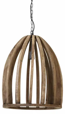 Produktbild von Light & Living - Hängeleuchte Haranka - Dunkelbraun - Ø47cm Hängelampe - Esstischlampe - Wohnzimmerlampe - Schlafzimmerlampe - Wohnzimmer
