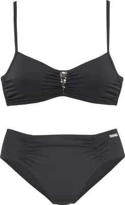 Produktbild von LASCANA Bügel-Bikini schwarz Größe 42 Cup F