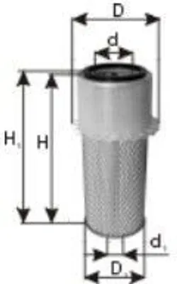 Produktbild von Luftfilter PZL Filters WA30700C Filtereinsatz