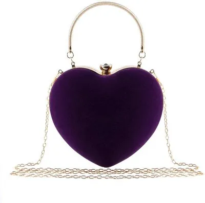 Produktbild von Kleine Herzform Damen Abendtasche Clutch