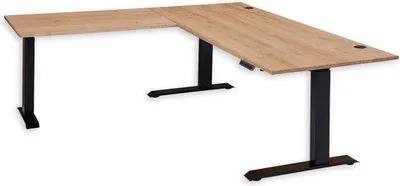 Zdjęcie produktu dla Biurko elektryczne z regulacją wysokości – certyfikat – cyfrowy wyświetlacz wysokości – biurko o wymiarach 185 x 64–129 x 177 cm
