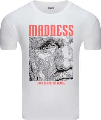 Obrázek produktu pro Diarbo pánské tričko se strašidelným potiskem madness white velikost XXL