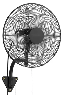 Produktbild von Industrieller Wandventilator - 51 cm Wandlüfter - 59 W Motor - Oszillierend 3 Stufen - Verstellbarer Neigungswinkel - Für Werkstatt Garage Lager Fitnessraum - Schwarz