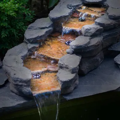 Produktbild von Ubbink Gartenwasserfall CAZORLA Linksläufig