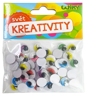 Imagen del producto de Ojos Móviles De Colores 12mm 50uds