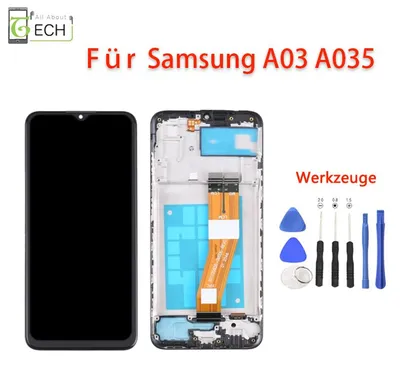 Produktbild von Für Samsung Galaxy A03 SM-A035F LCD Display mit Rahmen Touch Screen Bildschir...