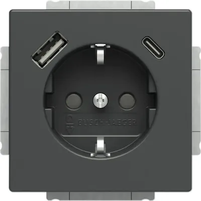 Immagine prodotto di Busch-Jaeger SCHUKO Steckdose SB-A+C 20 EUCB2USBAC-81 (2CKA002011A6300)