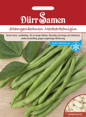 Produktbild von Dürr-Samen - Stangenbohnen Neckarkönigin - Saatgut - 0315