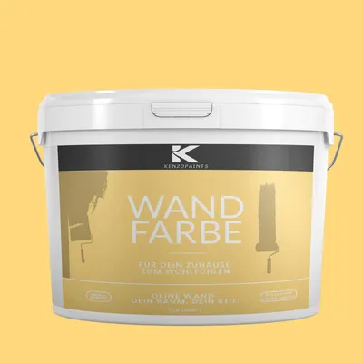 Produktbild von Kenzopaints 5Liter Wandfarbe Designfarbe Innenfarbe - Sunbeam