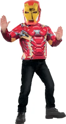 Produktbild von Kostüm Kid Oberteil Iron Man Avengers STD / OS