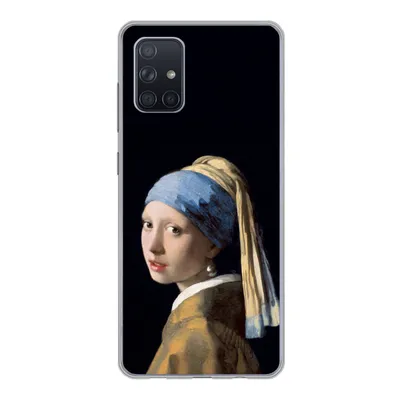 Produktbild von MuchoWow® Handyhülle Schutzhülle Hülle für Samsung Galaxy A51 Mädchen mit Perlenohrring - Vermeer - Kunst Silikon Softcase Handy Hülle - Schutzabdeckung