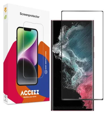 Produktbild von Accezz Screen Protector aus gehärtetem Glas Samsung Galaxy S22 Ultra