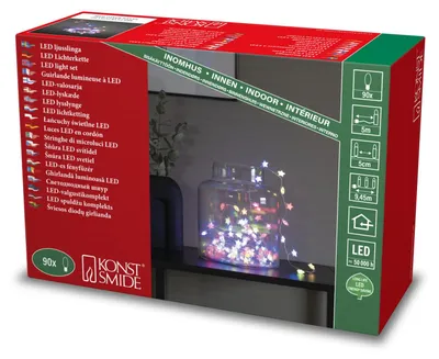 Immagine prodotto di Konstsmide 6435-590, lampada con 90 LED, illuminazione aggiuntiva, 2 lumen, per interni, colore argento