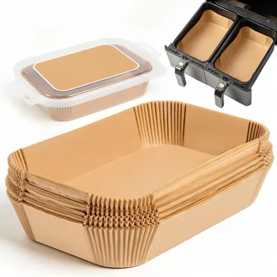 Imagen del producto de JL Cuisine - Papel para freidoras de aire - 200 hojas - 20,5 x 14 cm, Imagen generada por IA