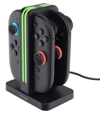 Produktbild von Trust 26049, Ladesystem, Nintendo Switch 2, Schwarz, Kabelgebunden, 67 mm, 97 mm