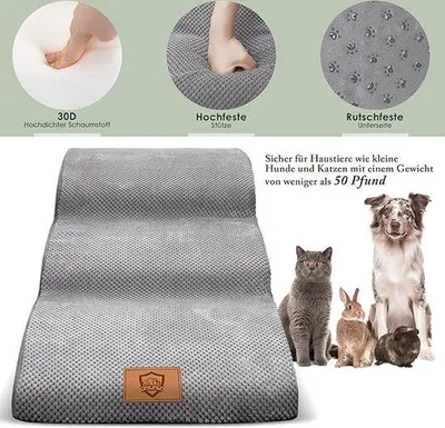 Produktbild von Hauskatentrap für Bett und Sofa, hochdichtes Schußmaterial, waschbar, Tierhaufenfänger für Hunde und Katzen, 44 x 30 x 28 cm.