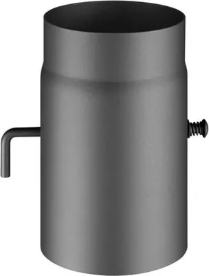 Produktbild von Haas+Sohn Rauchrohr mit Drosselklappe Ø 150, Farbe:perl-anthrazit