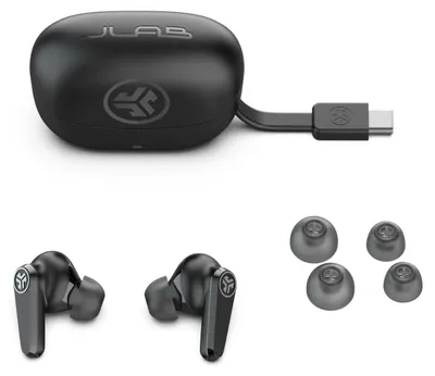 Obrázok produktu pre Slúchadlá do uší JLAB TWS Go Pods ANC, čierne
