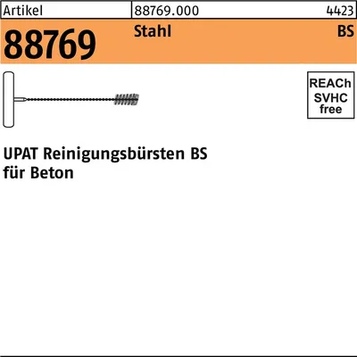 Produktbild von UPAT Reinigungsbürste R 88769 UMV VARIO BS 35 - F. M30 Stahl UPAT Reinigungsbürsten BS für Beton