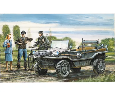 Produktbild von ITALERI IT0313 VW Schwimmwagen Type 166