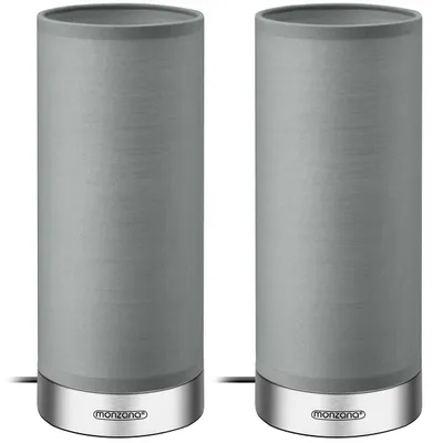 Immagine prodotto di Monzana 2x Lampade Comodino Touch Incl. Lampadine LED Dimmerabile E14 Luce Notturna Lettura Soggiorno Scrivania