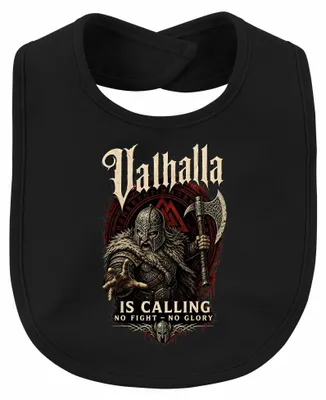 Productafbeelding van Valhalla roept. Geen strijd, geen glorie. Noordse mythologie. Odin. Baby, zwart, one size