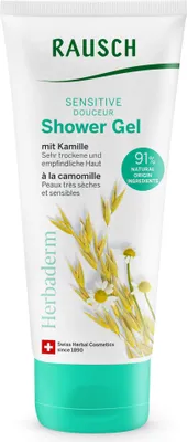 Image de RAUSCH Sensitive Gel douche à la camomille pour peaux très sèches et sensibles, 200 ml Gel douche
