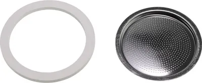 Produktbild von Bialetti 0800413 Dichtungsring + Filter für Venus Musa Kitty 10 Tassen