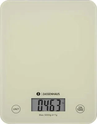 Image de ZASSENHAUS Balance de cuisine digitale BALANCE, crème