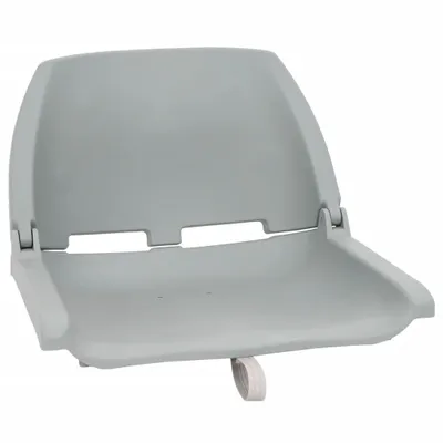 Immagine prodotto di Set Sedile Barca Pieghevole 2pz Senza Cuscino Grigio 48x51x41cm