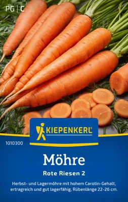 Produktbild von Kiepenkerl Möhrensamen Rote Riesen 2 Daucus carota 25-30 lfd. Meter