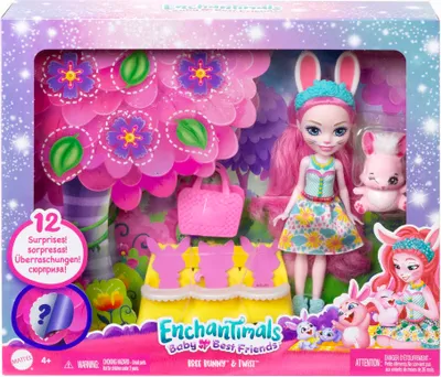 Zdjęcie produktu dla Enchantimals Baby Best Friends Zestaw Niespodzianka Bree Bunny + Twist  HLK85
