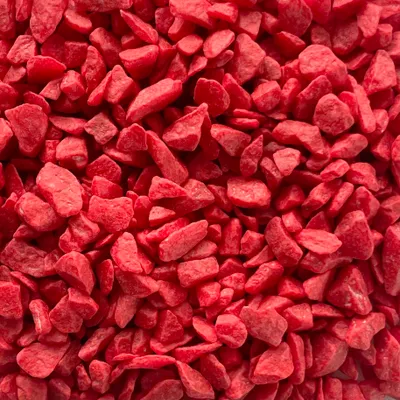 Produktbild von Dekosteine Farbsteine 9-13mm - 500g Bunte Steine ROT