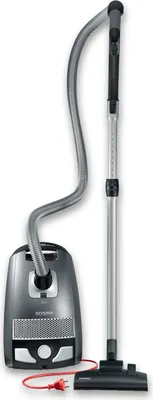 Produktbild von Bodenstaubsauger Staubsauger Beutel SEVERIN BC 7045 S´POWER® snowwhite 3 L 750 W BC 7045 aus Kunststoff, graurot Bodenstaubsauger Mit Beutel Staubsauger Sauger Staubsauger Mit Kabel Beutel Staubsauger
