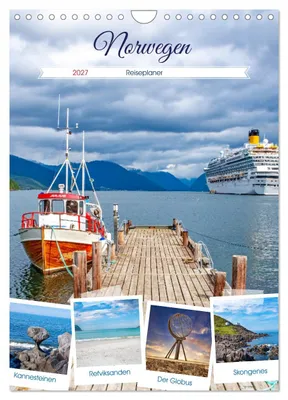 Produktbild von Norwegen - Reiseplaner (Wandkalender 2027 DIN A4 hoch), CALVENDO Monatskalender