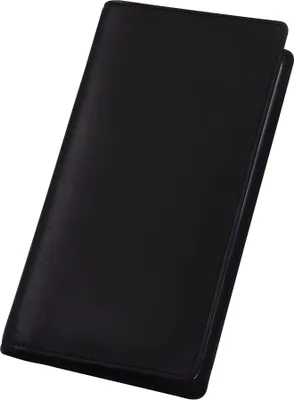 Produktbild von Visitenkartenetui 20x11,2 cm schwarz Alassio 41009 Leder f. 120 Karten