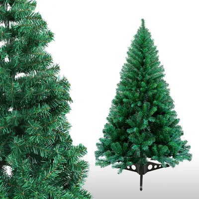 Zdjęcie produktu dla Świąteczna choinka Clanmacy, choinka świąteczna, stojak na choinkę, wybór, dekoracja, kolor zielony, wysokość 120 cm