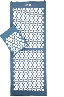 Produktbild von Famanu Akupressurmatte XL für Selbstmassage - Entspannungsmatte gegen Nacken- und Rückenschmerzen - Blau