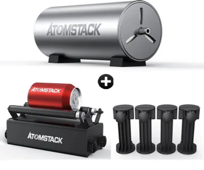 Produktbild von Súprava ATOMSTACK Air Assist Kit a rotačný valec R3 Pro pre súpravu valcových predmetov a gravírovacie stroje, A10 PRO/S10 PRO/X7 PRO/A5 PRO/A5 PRO PLUS atď.