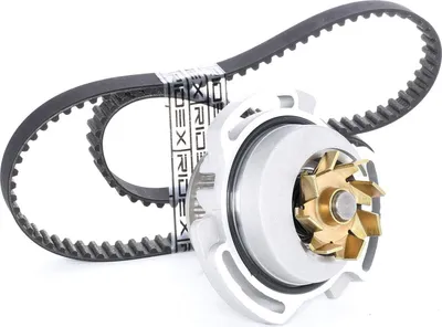 Produktbild von RIDEX 3096W0110 Zahnriemensatz + Wasserpumpe für VW GOLF III (1H1) GOLF II (19E, 1G1) Polo Coupe (86C, 80) GOLF III Variant (1H5) Polo Schrägheck