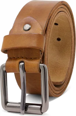 Produktbild von ROYALZ "Richmond" Ledergürtel Herren aus robusten 4mm Büffel-Leder, Vintage Jeans-Herren-Gürtel mit Dornenschließe Voll-Leder 38 mm