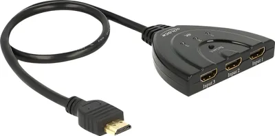 Obrázek produktu pro Delock HDMI UHD Switch 3 x HDMI in > 1 x HDMI out 4K
