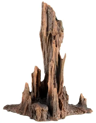 Aquarium Deko Versteinertes Holz, groß, 19,4 x 9,5 x 22,9 cm