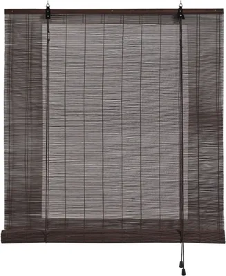 Produktbild von Rollo Stor Planet Ocre Dunkelbraun Bambus (120 x 175 cm)