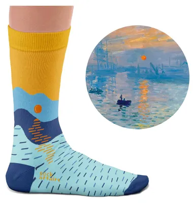 Obrázok produktu pre Ponožky s potlačou "Sunrise Socks", viacfarebné - potlač "Sunrise Socks", veľkosť M