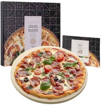 Produktbild von Famanu Pizzastein hitzebeständig - Ø 35 cm