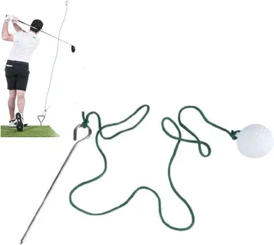 Produktbild von Golftrainingsband mit Ball - Schlagtrainer - Fitnessaccessoire - Verbessere deine Schläge - Trainingshilfe