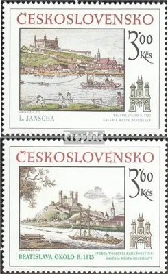 Produktbild von Briefmarken Tschechoslowakei 1979 Mi 2539-2540 (kompl.Ausg.) postfrisch Preßburg