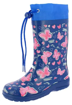 Immagine prodotto di Stivali di gomma da bambina Beck, colore blu, taglia 28 EU